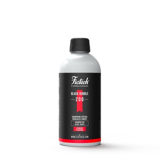 Fictech Black Bubble car shampoo (500 ml)