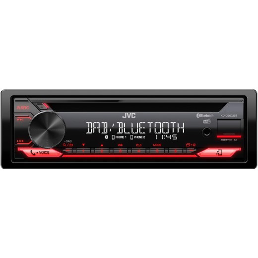Car radio with bluetooth JVC KD-DB622BT