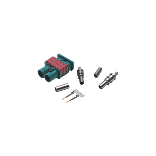 Antenna connector 2X FAKRA male 295638