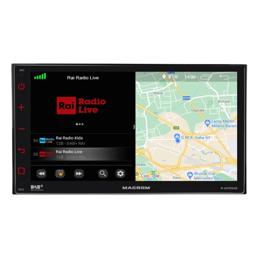 Radio auto Macrom M-AN700DAB