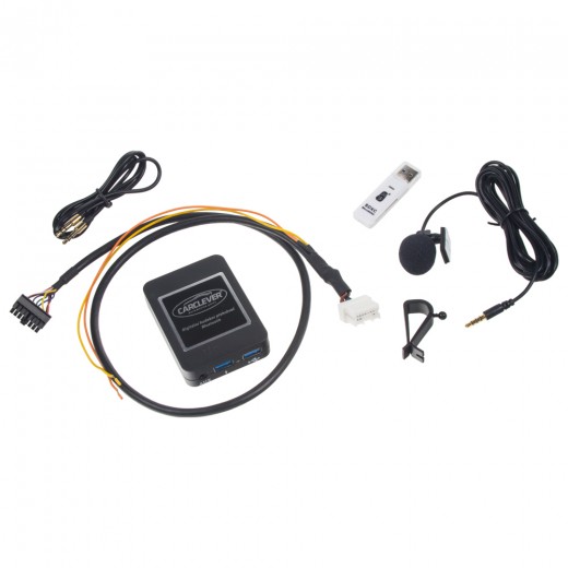 Carclever hudební přehrávač USB / AUX / Bluetooth pro Nissan