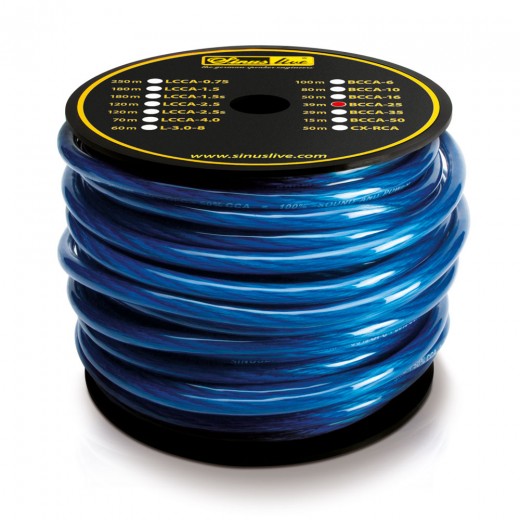 Power cable Sinus Live B-CCA-25 blue