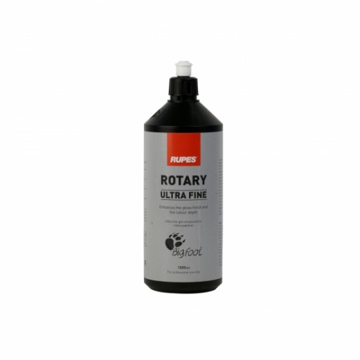 RUPES Rotary Ultra Fine Abrasive Compound Gel, 1 000 ml - професионална ултра фина полираща паста за ротационни полиращи машини, предназначена за финално полиране на лака до висок гланц