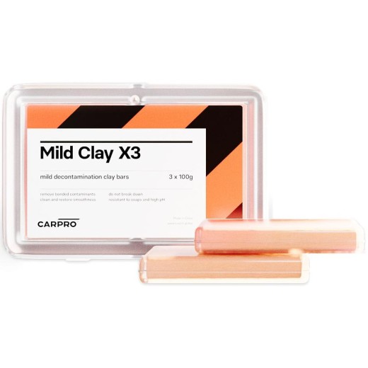 Sada Clayů CarPro 3Clays Mild (3x 100g)