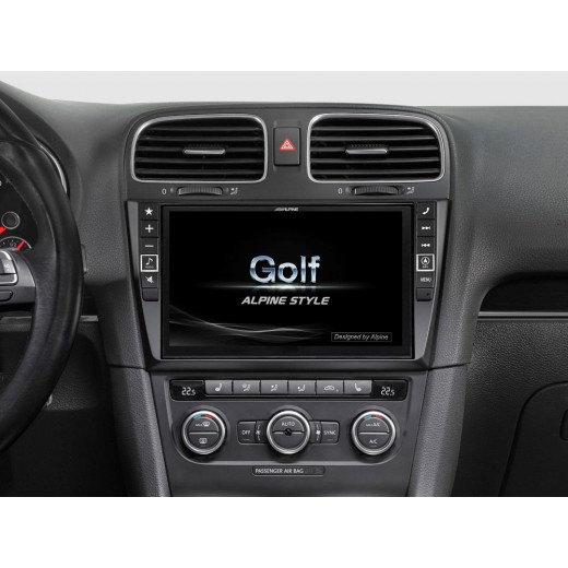 Autorádio s navigací pro Volkswagen Golf VI Alpine X901D-G6