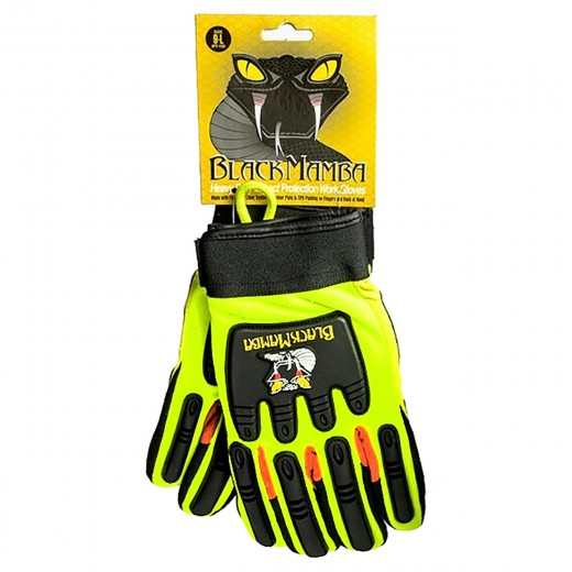 Protinárazové rukavice Black Mamba Heavy Duty XL