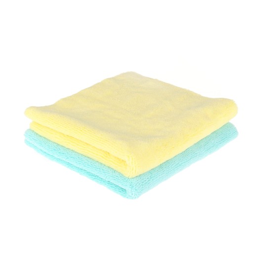 Mikrovláknová utěrka Purestar Two Face Buffing Towel Yellow/Mint