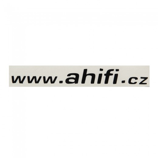 Samolepka AHIFI 120 x 13 mm černá