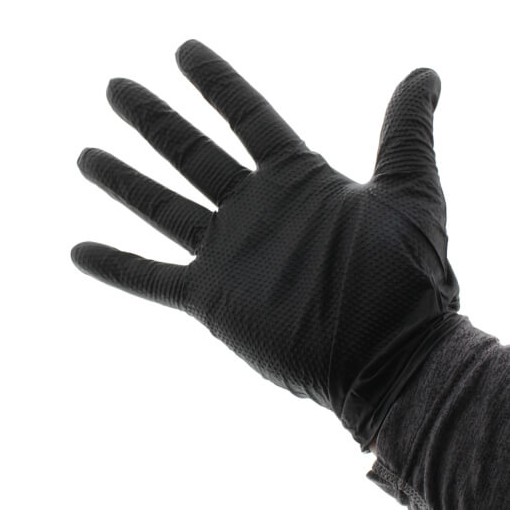 Chemical resistant nitrile gloves Black Mamba Glove SnakeSKin - L