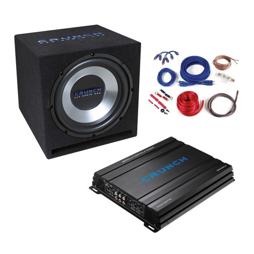Set subwooferu a zesilovače Crunch CBP1000