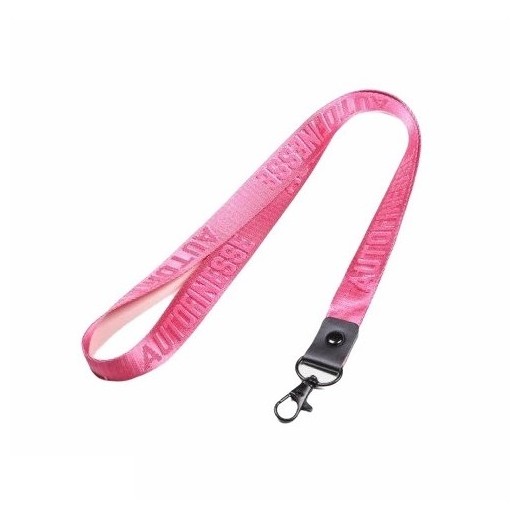 Auto Finesse Luxury Embossed Lanyard Long Pink