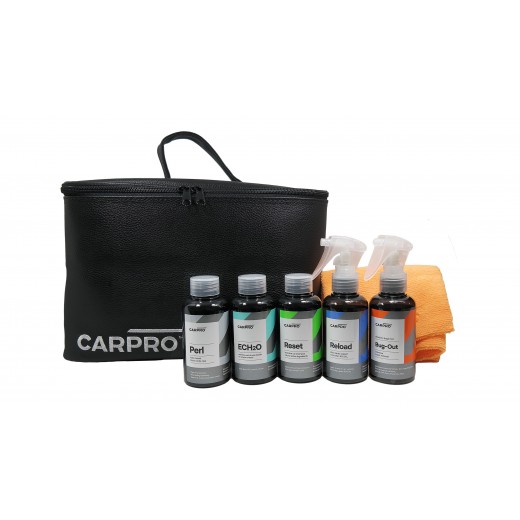 Set de cosmetice auto CarPro Kit de întreținere Geanta