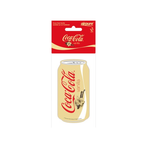 Osvěžovač vzduchu Airpure Coca-Cola závěsná vůně, vůně Coca Cola Vanilla - plechovka