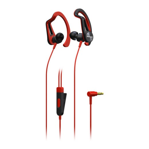 Sportovní sluchátka Pioneer SE-E5T-R červená