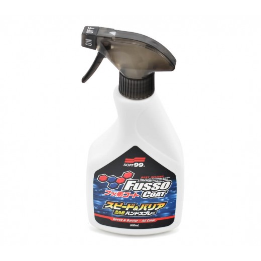 Spray ceară Soft99 Fusso Coat Speed & Barrier Spray pentru mâini Până la 180 de zile (500 ml)