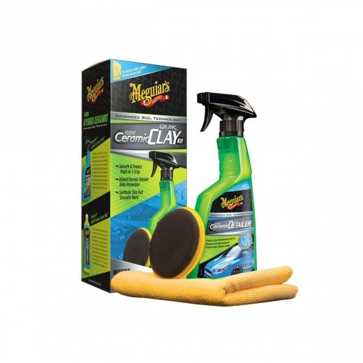 Sada pro dekontaminaci laku Meguiar's Hybrid Ceramic Quik Clay Kit