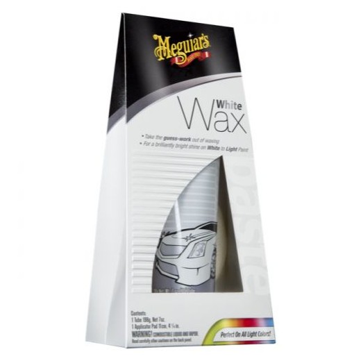 Leštěnka s voskem pro světlé laky Meguiars White (Light) Wax (198 g)