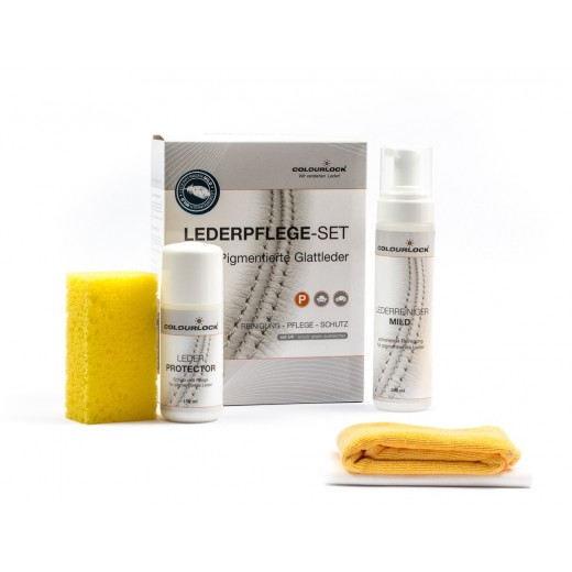 Colourlock Glattleder Pflegeset Mild cleaning and care set for leather