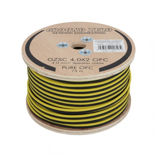 Repro kabel Ground Zero GZSC 4.0X2-OFC (cena za 1 metr)
