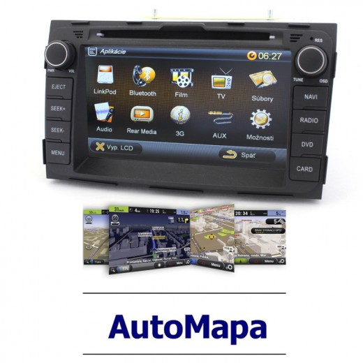 Мултимедийно радио ROADROVER RR-KIASP01 NAVI