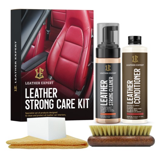Set autokosmetiky na kůži Leather Expert - Leather Strong Care Kit
