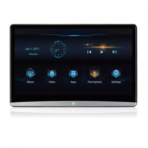 Multimediální monitor na opěrku hlavy 11,6