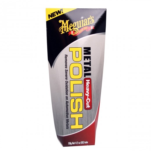 Extra abrazivní leštěnka na kovy Meguiars Heavy-Cut Metal Polish - (119 g)