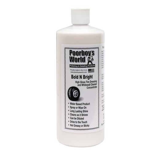 Lesk na pneumatiky Poorboy's Bold and Bright Tire Dressing (946 ml)