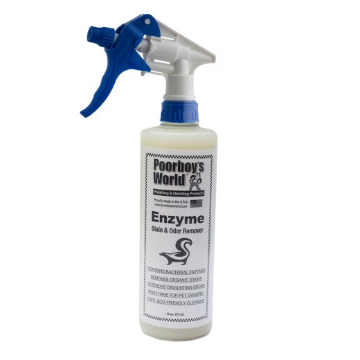 Eliminator de pete și mirosuri cu enzime Poorboy's (473 ml)