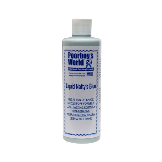 Tekutý karnaubský vosk Poorboy's Liquid Natty's Blue Wax (473 ml)