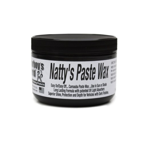 Karnaubský vosk pro tmavé barvy Poorboy's Natty's Paste Wax Black (227 g)