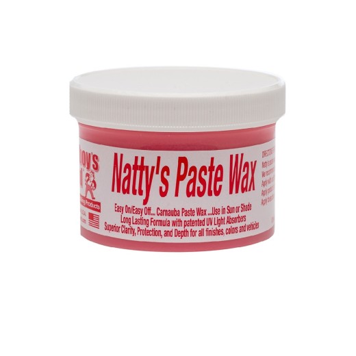 Vosk zvýrazňující hloubku a lesk Poorboy's Natty's Paste Wax Red (227 g)