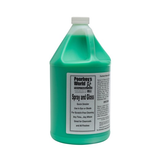 Rychlý detailer Poorboy's Spray and Gloss (3,78 l)