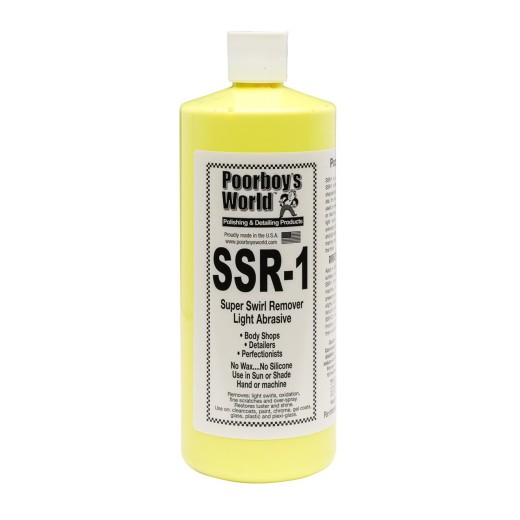 Nejjemnější lešticí pasta Poorboy's SSR 1 Light Abrasive Swirl Remover (946 ml)