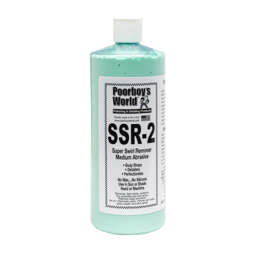 Středně silná lešticí pasta Poorboy's SSR 2 Medium Abrasive Swirl Remover (946 ml)