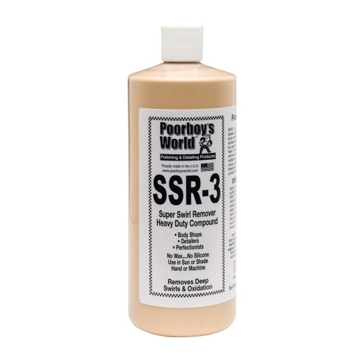 Silná abrazivní lešticí pasta Poorboy's SSR 3 Heavy Duty Compound (946 ml)