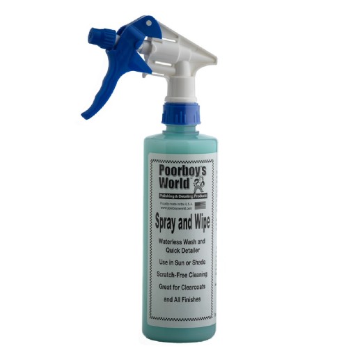 Spray și ștergere Poorboy's Spray fără apă (473 ml)