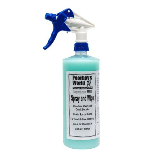 Spray și ștergere Poorboy's Spray fără apă (946 ml)