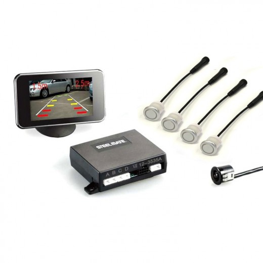Паркинг асистент Steelmate PTSV404-V037 Silver