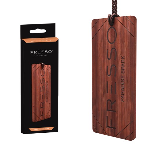 Wooden pendant with the scent of Fresso Paradise Spark