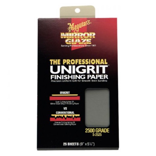 Brusné papíry Meguiars Unigrit Finishing Paper - 2500 Grit6