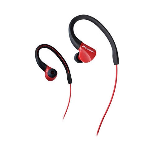 Sportovní sluchátka Pioneer SE-E3-R červená