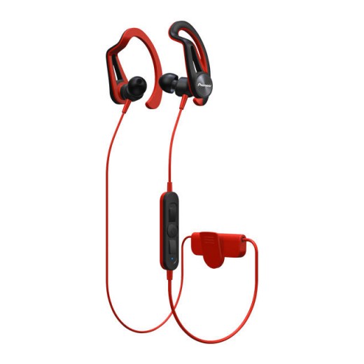 Sportovní sluchátka Pioneer SE-E7BT-R červená