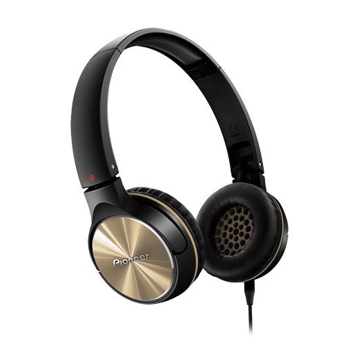 Náhlavní sluchátka Pioneer SE-MJ532-N černo-zlatá