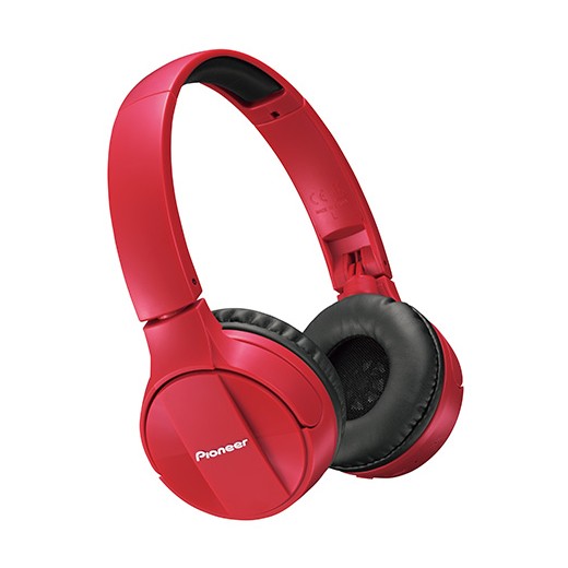 Náhlavní sluchátka Pioneer SE-MJ553BT-R červená