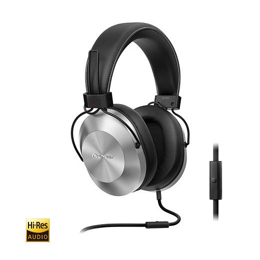 Náhlavní sluchátka Pioneer SE-MS5T-S stříbrná