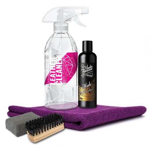 Sada na pravidelné čištění kůže v automobilu