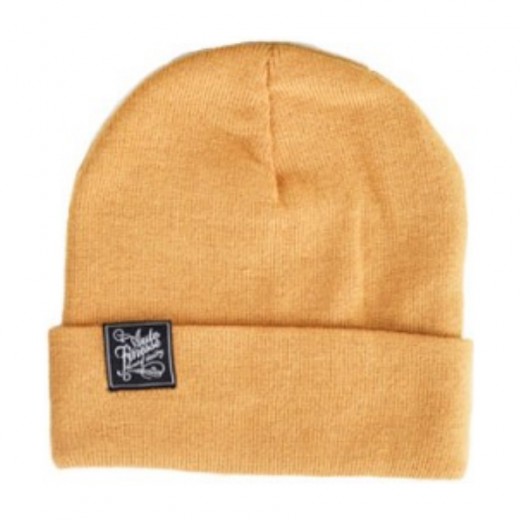 Čepice Auto Finesse The Essential Logo Beanie Mustard