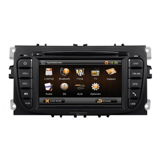 Автомобилно радио ESX Naviceiver VN609-FO-U1 за Mondeo BA7, Focus, Galaxy, C-Max C214, S-Max