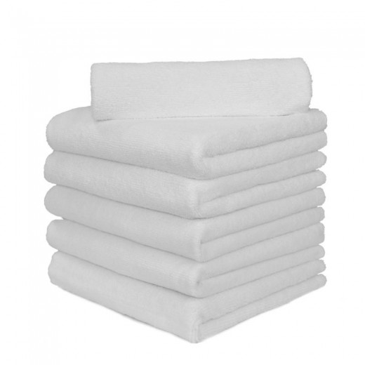 Utěrka Carbon Collective 240GSM White Edgeless Microfibre Cloth
